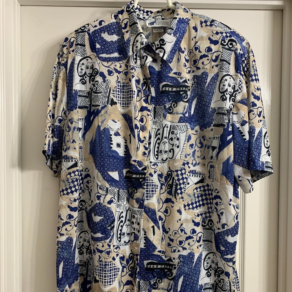 Vintage Top Notch Brand Women's Blouse, Size 18W